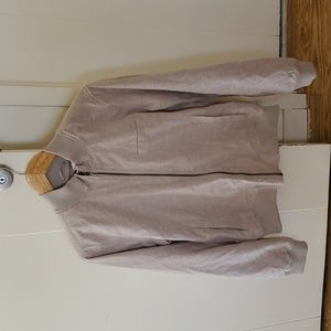 Banana Republic Factory Linen Blend Bomber Jacket